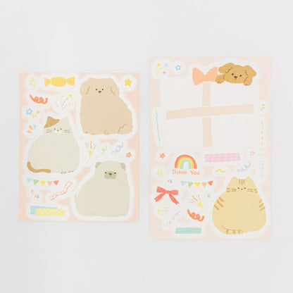 Furukawashiko Message Sticker - Spring Series - Animals