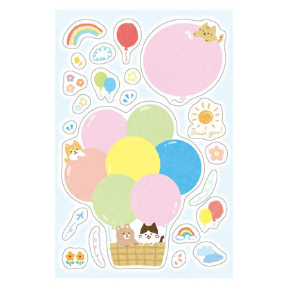 Furukawashiko Message Sticker - Spring Series - Balloon