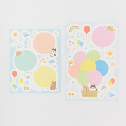 Furukawashiko Message Sticker - Spring Series - Balloon