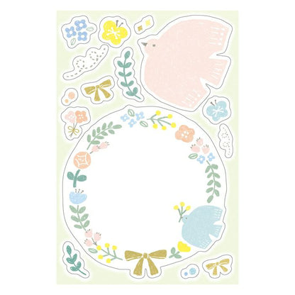 Furukawashiko Message Sticker - Spring Series - Flower