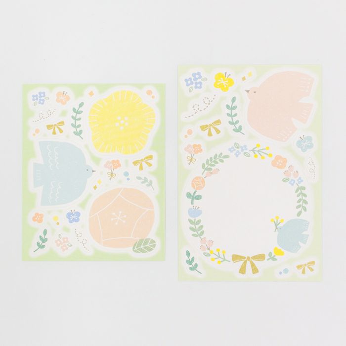 Furukawashiko Message Sticker - Spring Series - Flower