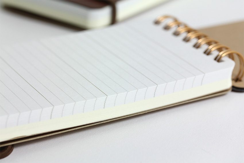 Midori Grain Memo Pad - Dark Brown
