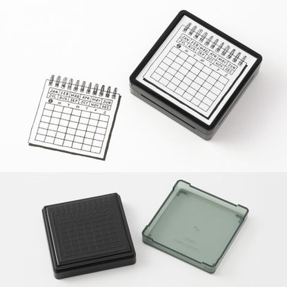 Midori Paintable Stamp - Pre-Inked - Calendar