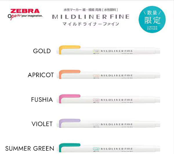 Zebra Mildliner Fine Highlighter