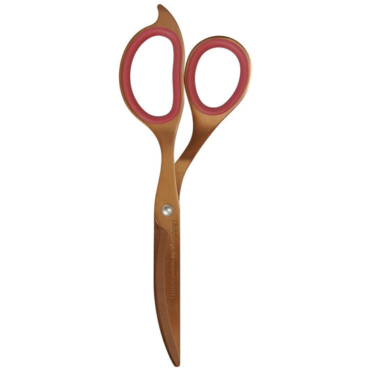 Nakayabashi Hikigiri Slim Scissors - Titanium - Pink Brown
