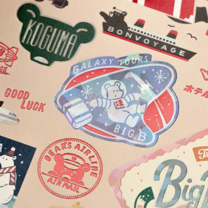 ob1toy x Rokkaku Postcard - Bear's