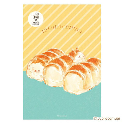 Furukawashiko x Tocorocomugi - Retro Printed Postcard - Bread