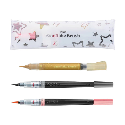 Pentel Starflake Brush Pens - Art Brush Set 2