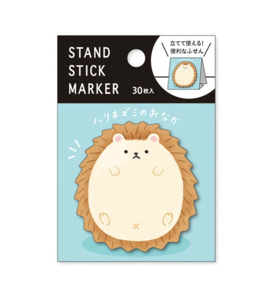 Mind Wave Stand Sticky Notes - Hedgehog Tummy