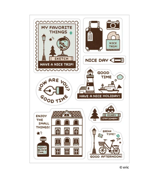 Sanby x Eric Small Things Multi Sticker Sheet - Have Fun!