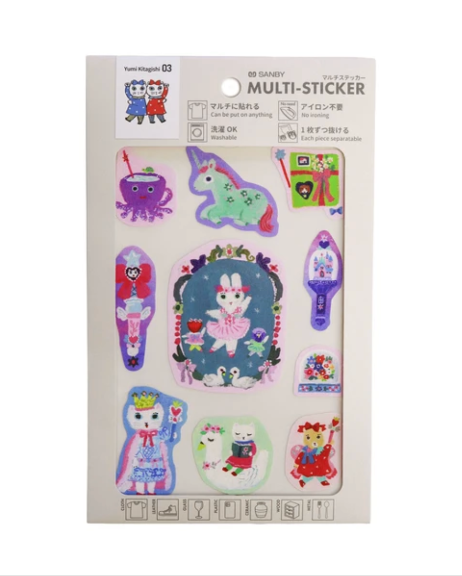 Sanby x Yumi Kitagishi Multi-Sticker Sheet - Fantasy Time