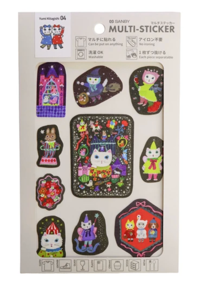 Sanby x Yumi Kitagishi Multi-Sticker Sheet - Magical Time