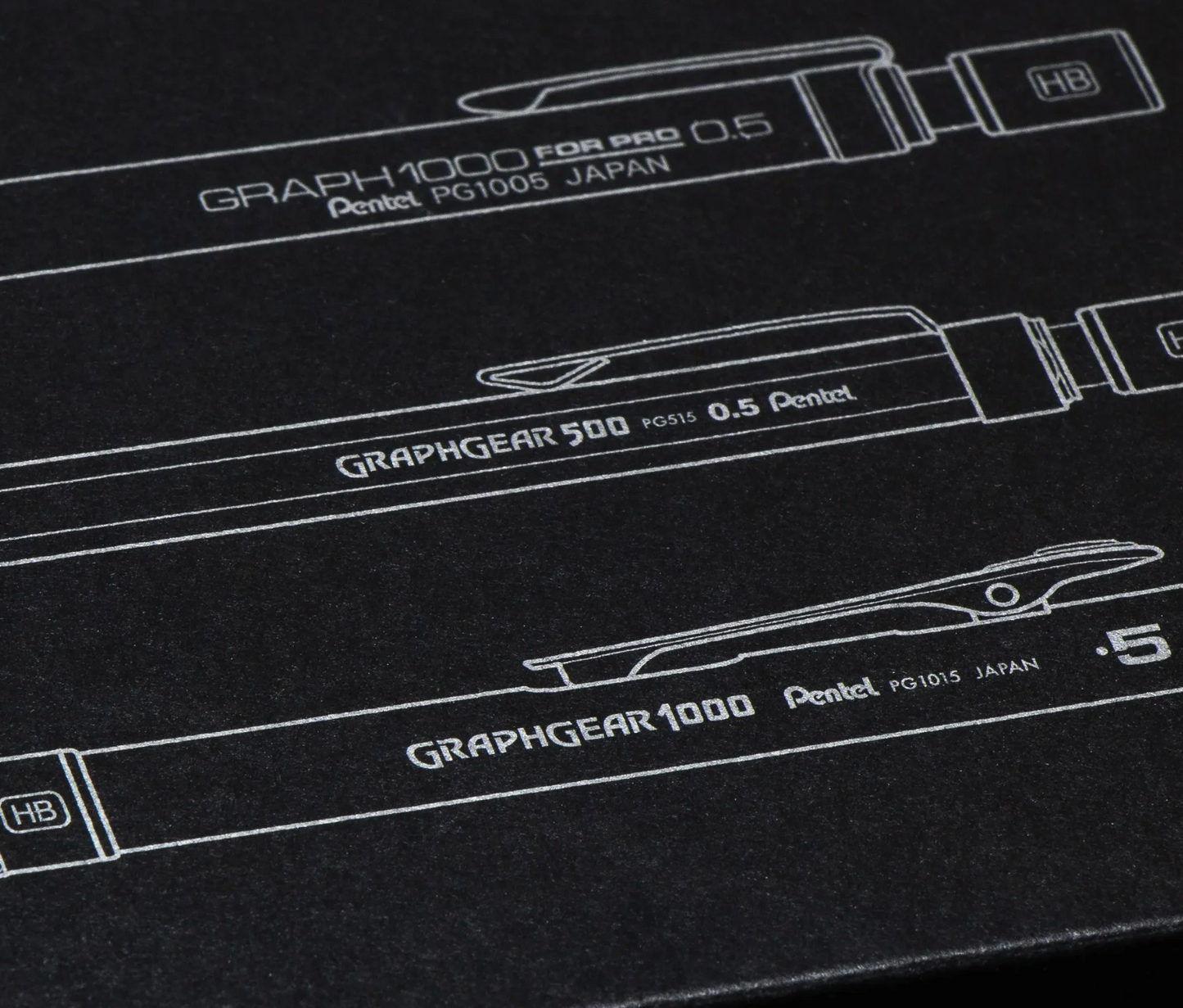 Pentel Drafting Mechanical Pencils - 60th Anniversary Limited Edition - Collectors Set