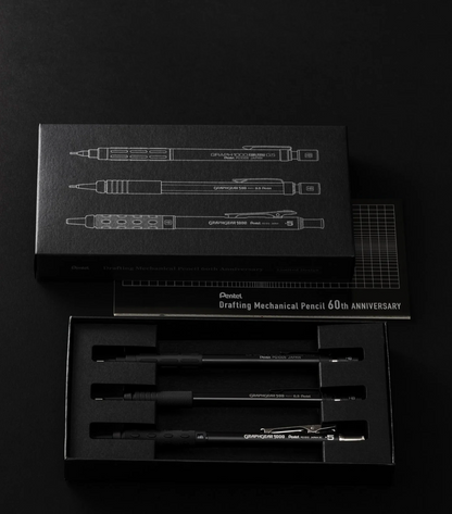 Pentel Drafting Mechanical Pencils - 60th Anniversary Limited Edition - Collectors Set