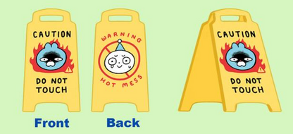 Pawnshop Ghosts Acrylic Bag Clip - Don't Touch