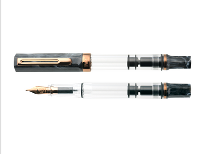 TWSBI ECO Black Marble w/Bronze Fountain Pen