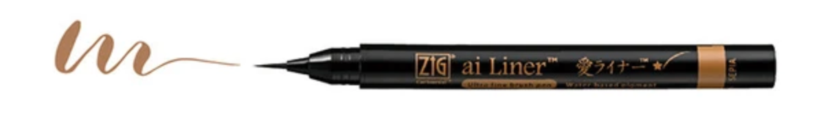 Kuretake - ZIG ai Liner Brush Pen - Ultra Fine