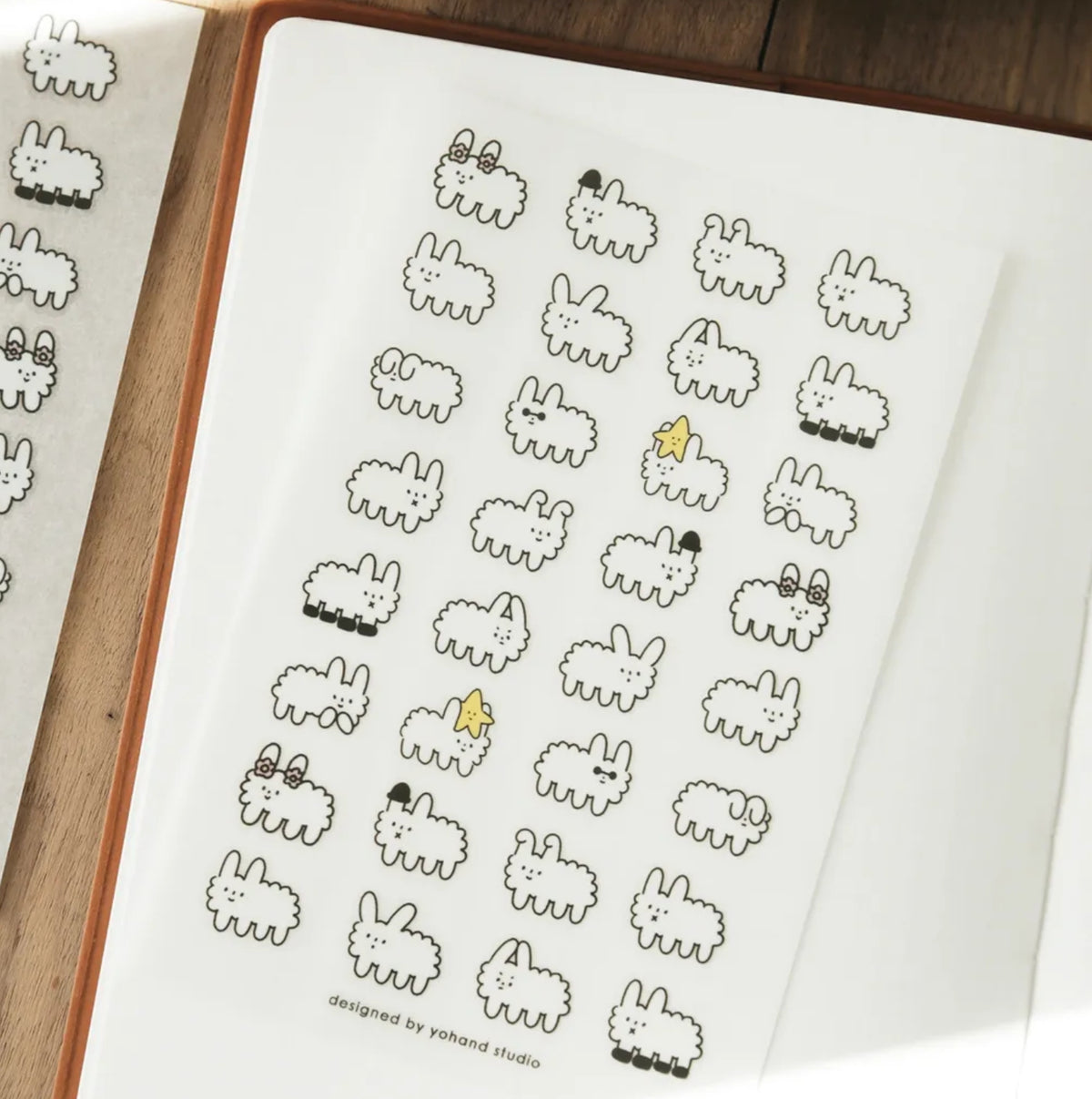 Yohand Studio - Print-On Sticker Sheet - Many Dog Clouds