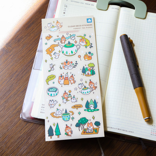Mt. Fo’rest x Thousand Skies - Sticker Sheet: Forest Tea Picnic