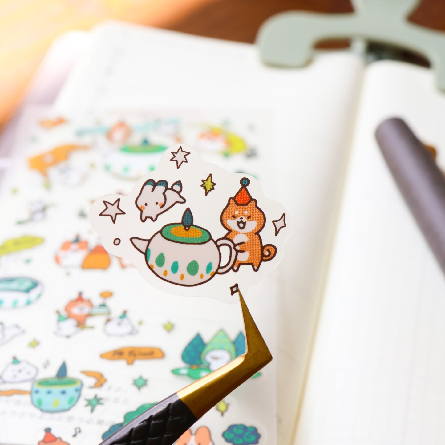 Mt. Fo’rest x Thousand Skies - Sticker Sheet: Forest Tea Picnic