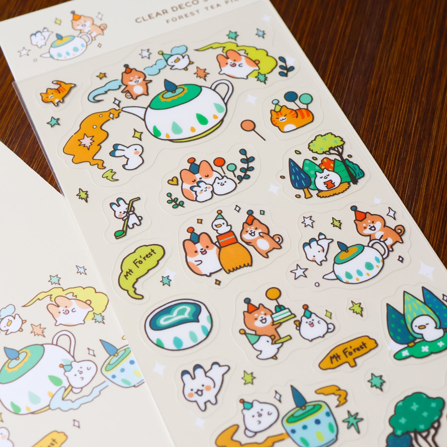 Mt. Fo’rest x Thousand Skies - Sticker Sheet: Forest Tea Picnic