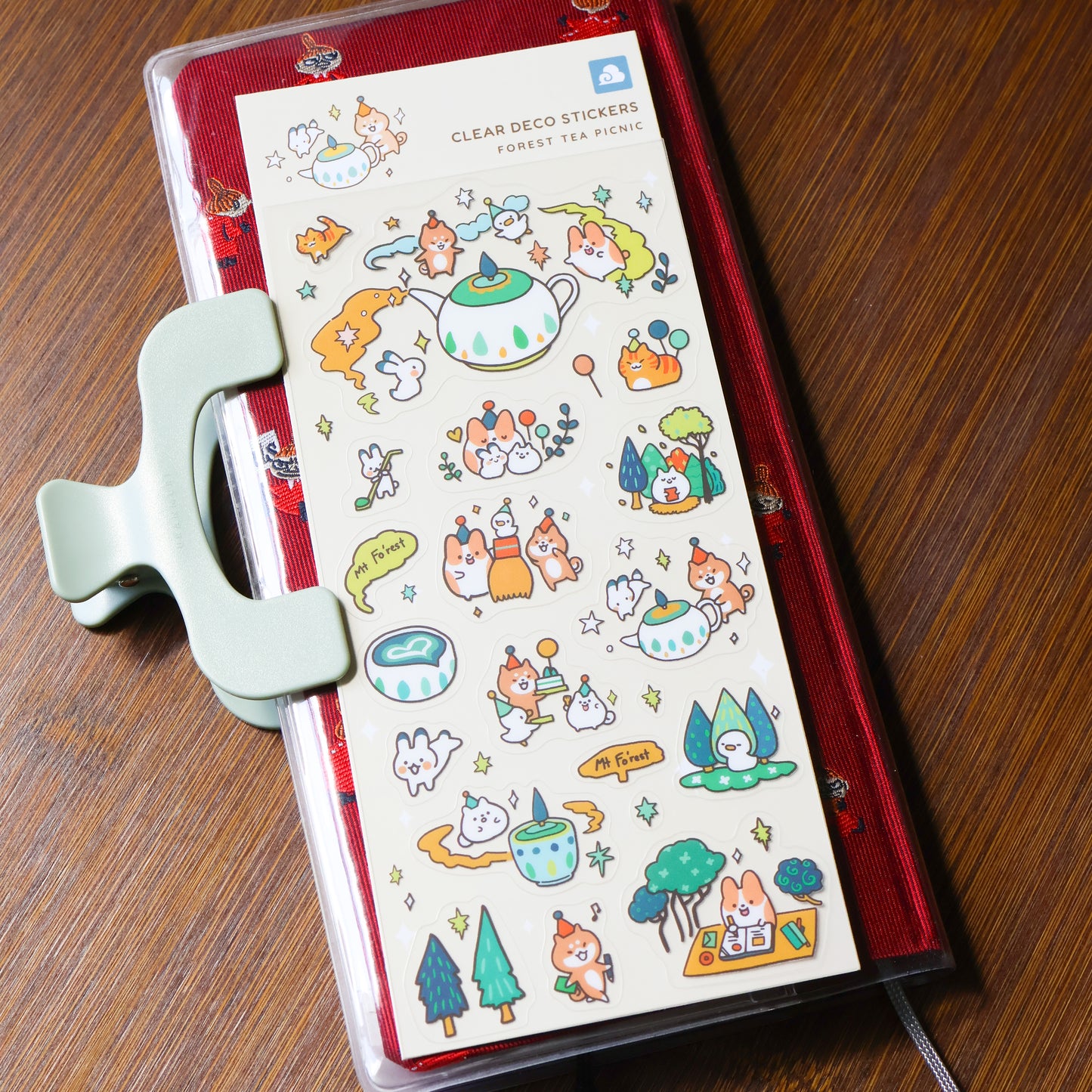 Mt. Fo’rest x Thousand Skies - Sticker Sheet: Forest Tea Picnic