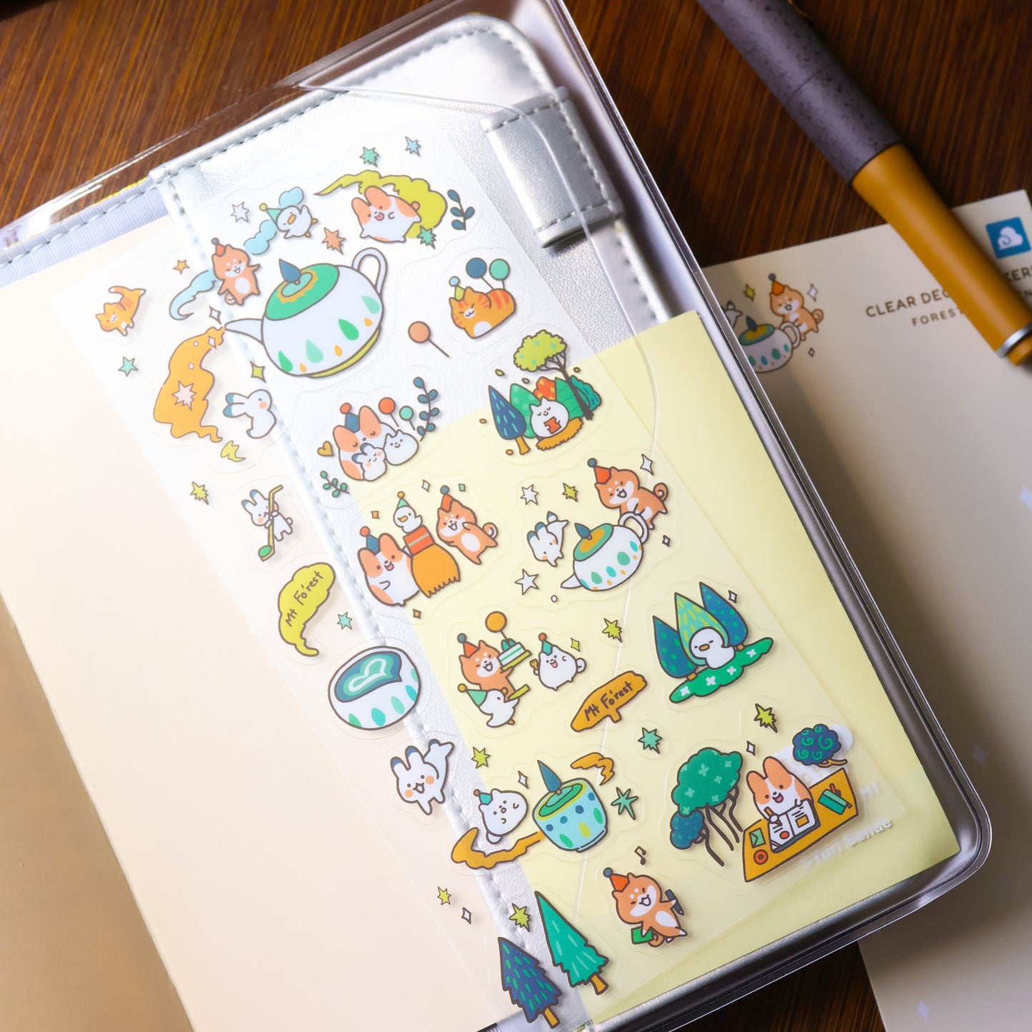 Mt. Fo’rest x Thousand Skies - Sticker Sheet: Forest Tea Picnic