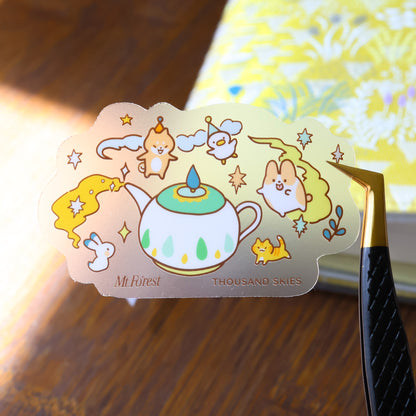 Mt. Fo’rest x Thousand Skies - Vinyl Sticker: The Forest Teapot