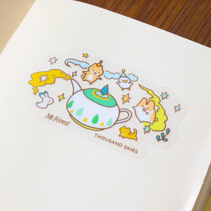 Mt. Fo’rest x Thousand Skies - Vinyl Sticker: The Forest Teapot