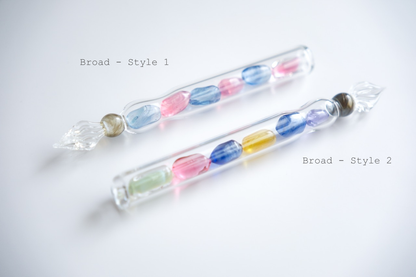 Tachibana Glass Studio - Glass Dip Pen - Meteorite Series