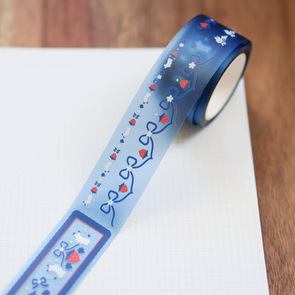 Thousand Skies - Kiss Cut PET Tape - Strawberry Bunnies