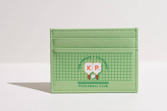 Kayan Pepper Co. - Pickleball Club - Saffiano Leather Card Holder