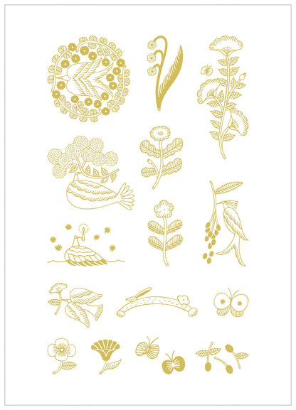 KITTA Washi Tape - Gold Foil - Brightness