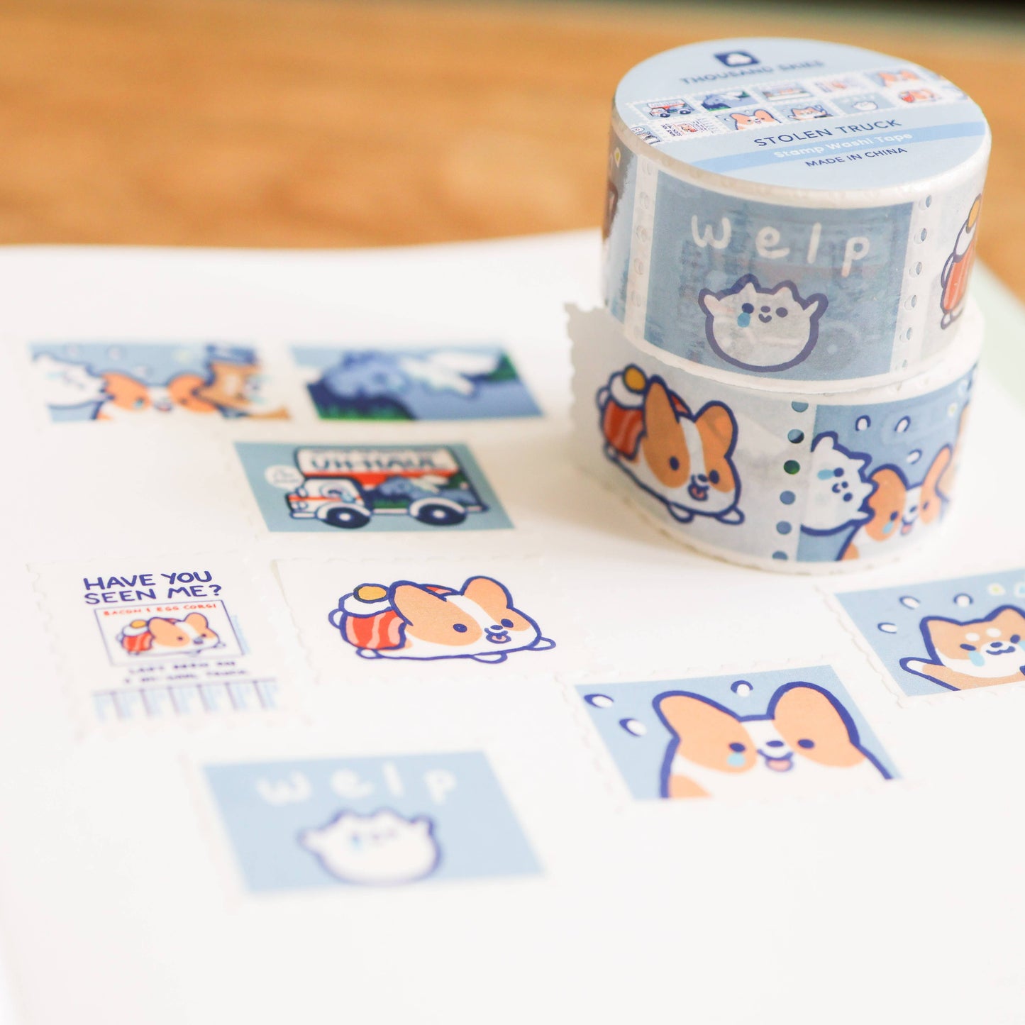 Thousand Skies - Stamp Washi Tape - Stolen Truck