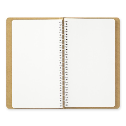 TRC Spiral Ring Notebook - A5 Slim, Blank MD Paper White