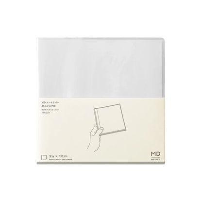 MD Notebook Cover - A5, Square Clear