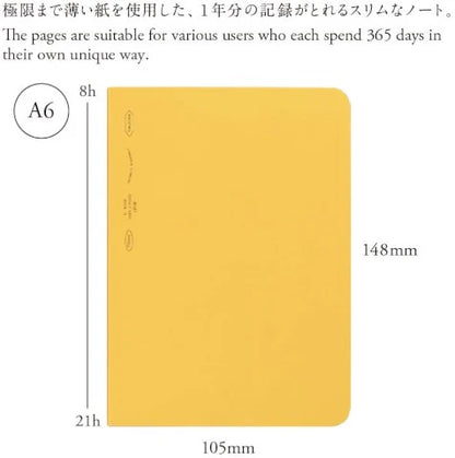 Stalogy 365 Days Notebook - A6