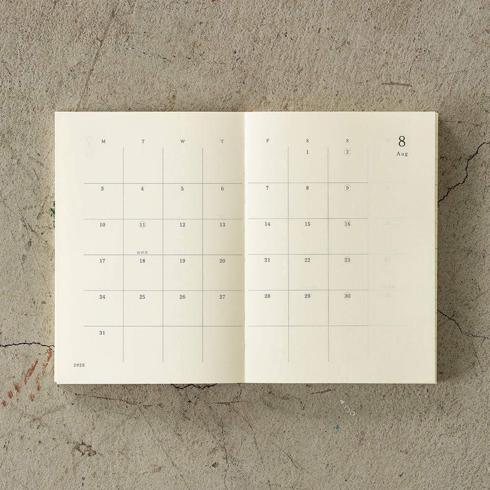 MD 2026 Notebook Diary - A6
