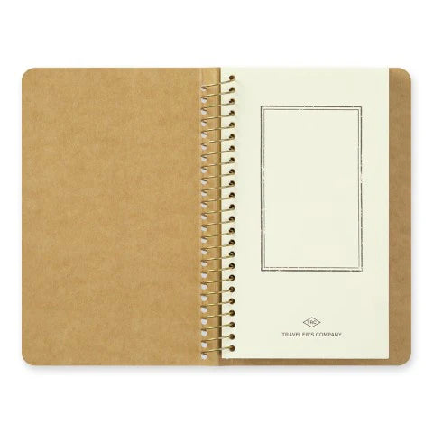 TRC A6 Slim Spiral Ring Notebook - Paper Pocket