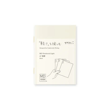 MD Notebook Light - A7, Blank (Set of 3)