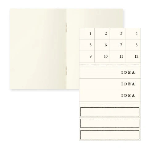 MD Notebook Light - A7, Blank (Set of 3)