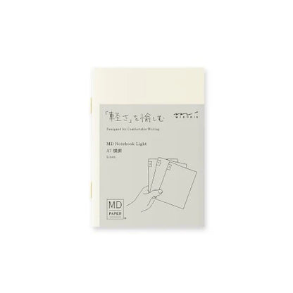 MD Notebook Light - A7, Lined (Set of 3)