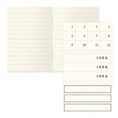 MD Notebook Light - A7, Lined (Set of 3)