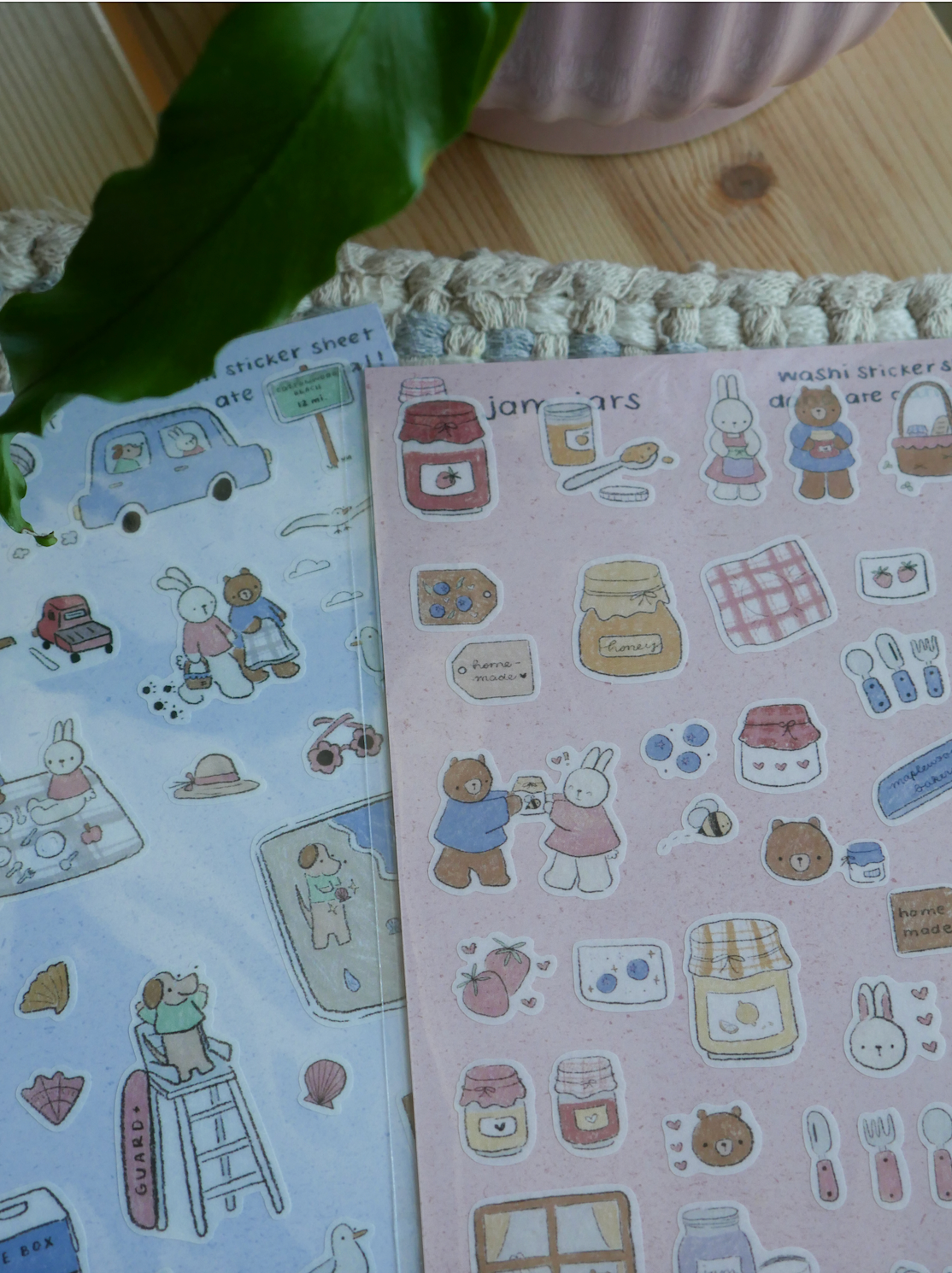 dana ate oatmeal! - Roadtrip To the Beach Washi Sticker Sheet