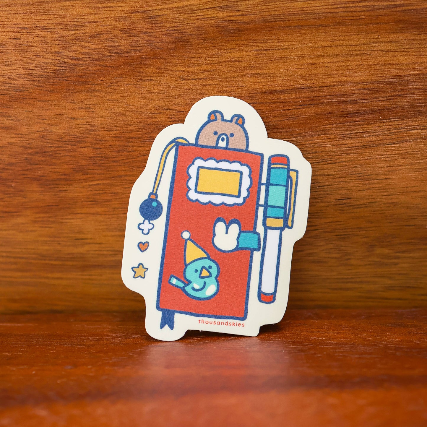 Thousand Skies - Holographic Vinyl Sticker - Weekly Journal