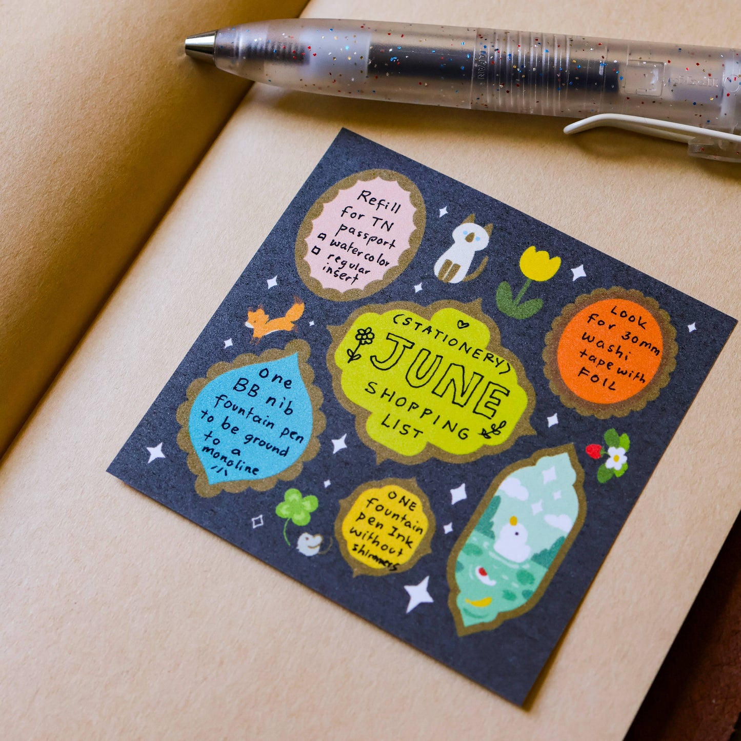 Thousand Skies - Sticky Notes - Retro Frames