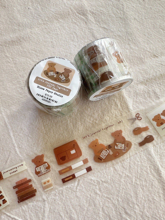 Bloom Paper Studio - Kiss Cut PET Tape - Let's Journal Together