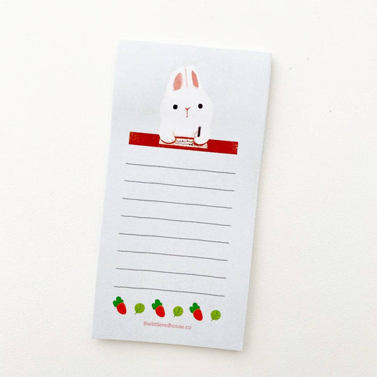 The Little Red House - Sticky Note - Bunny Lined