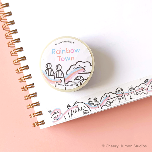Cheery Human Studios - Rainbow Town Washi Tape