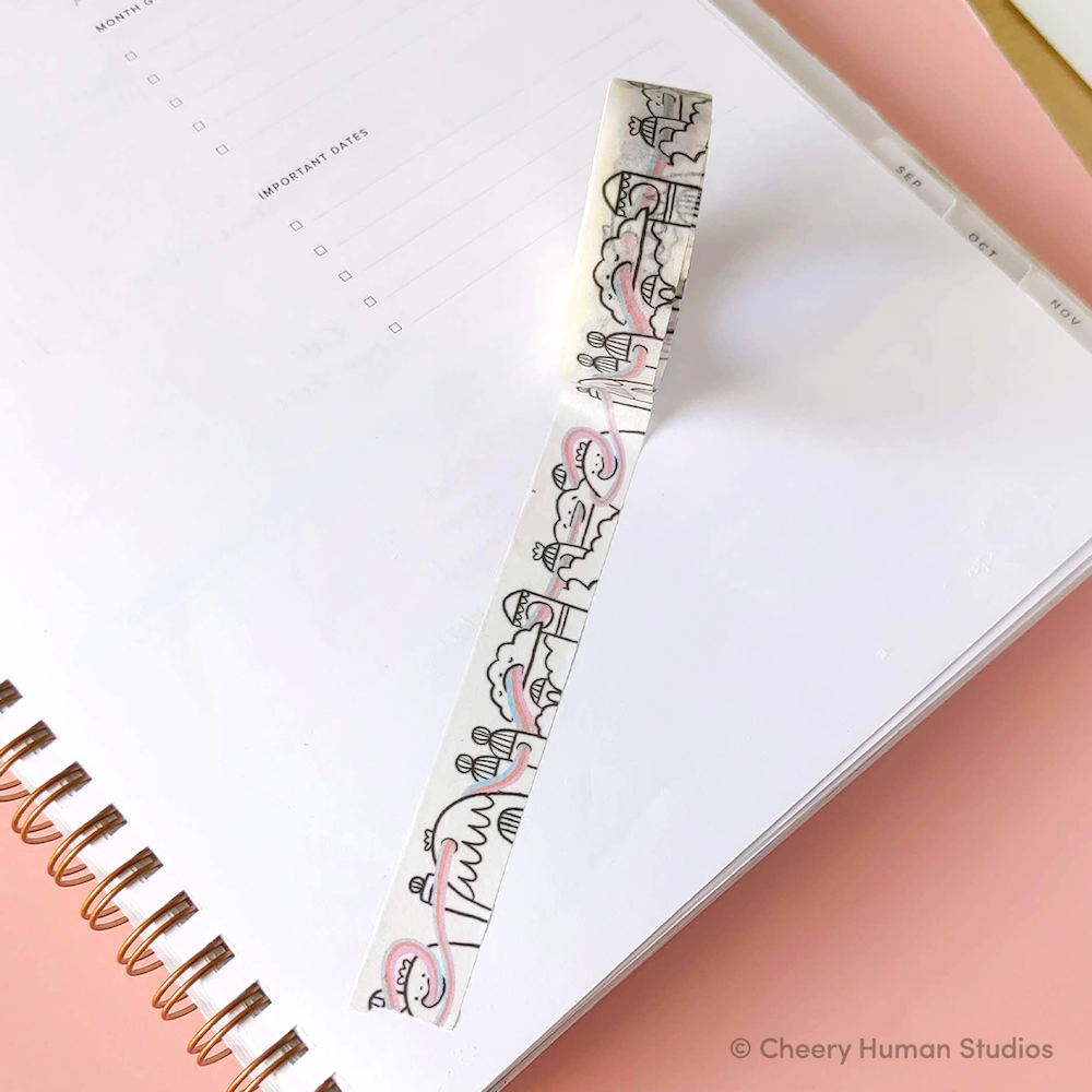 Cheery Human Studios - Rainbow Town Washi Tape